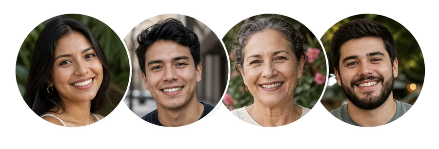 Familias felices con su canción personalizada