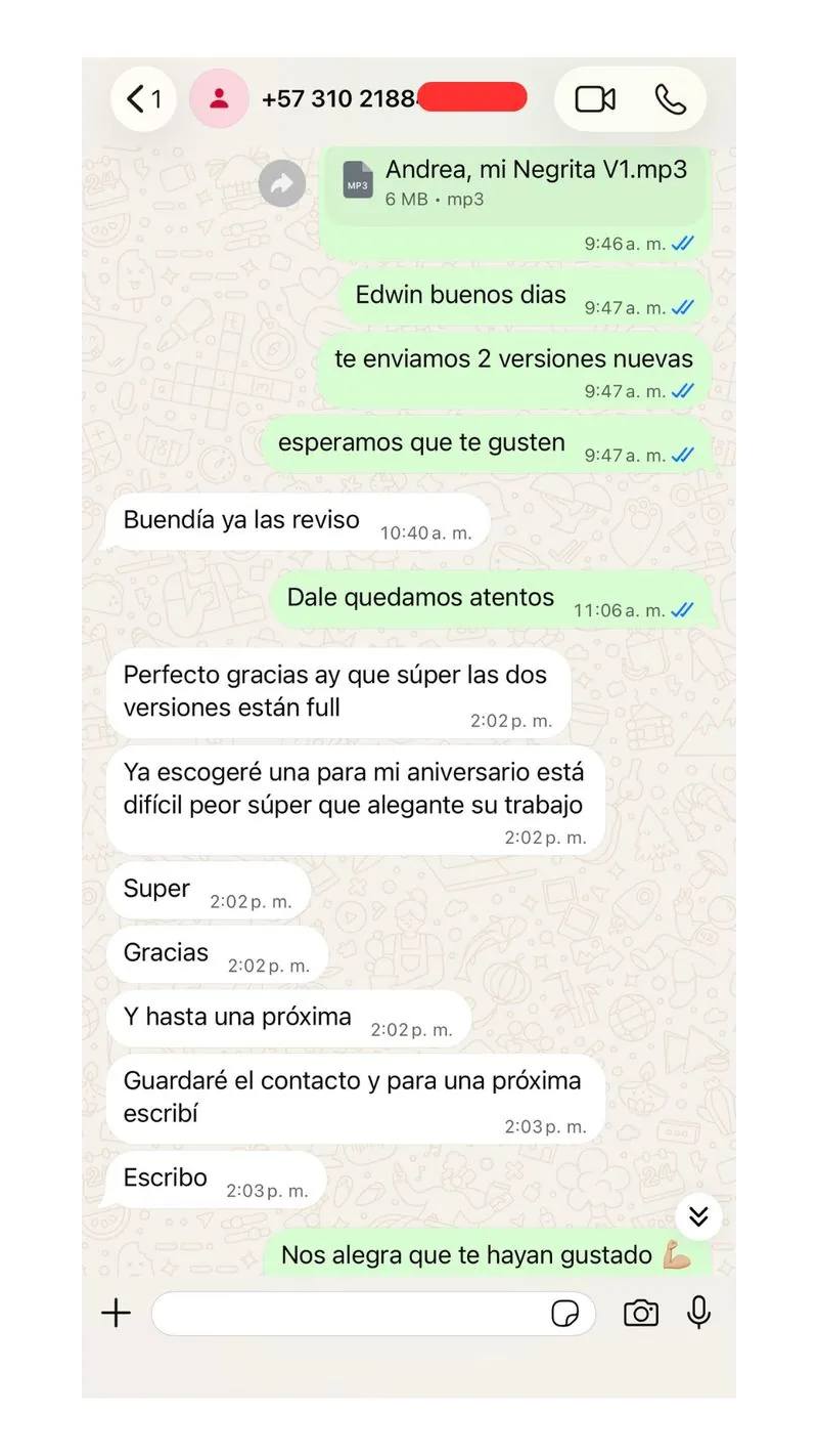 Testimonio de cliente 1